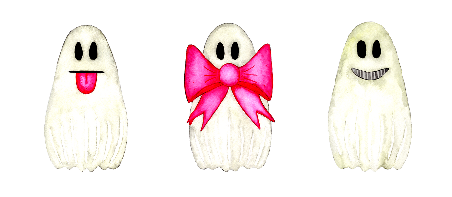 Süße Halloween Tasse | Keramiktasse Geist mit pinker Schleife | Geschenkidee Herbst | Spülmaschinenfest & mikrowellengeeignet